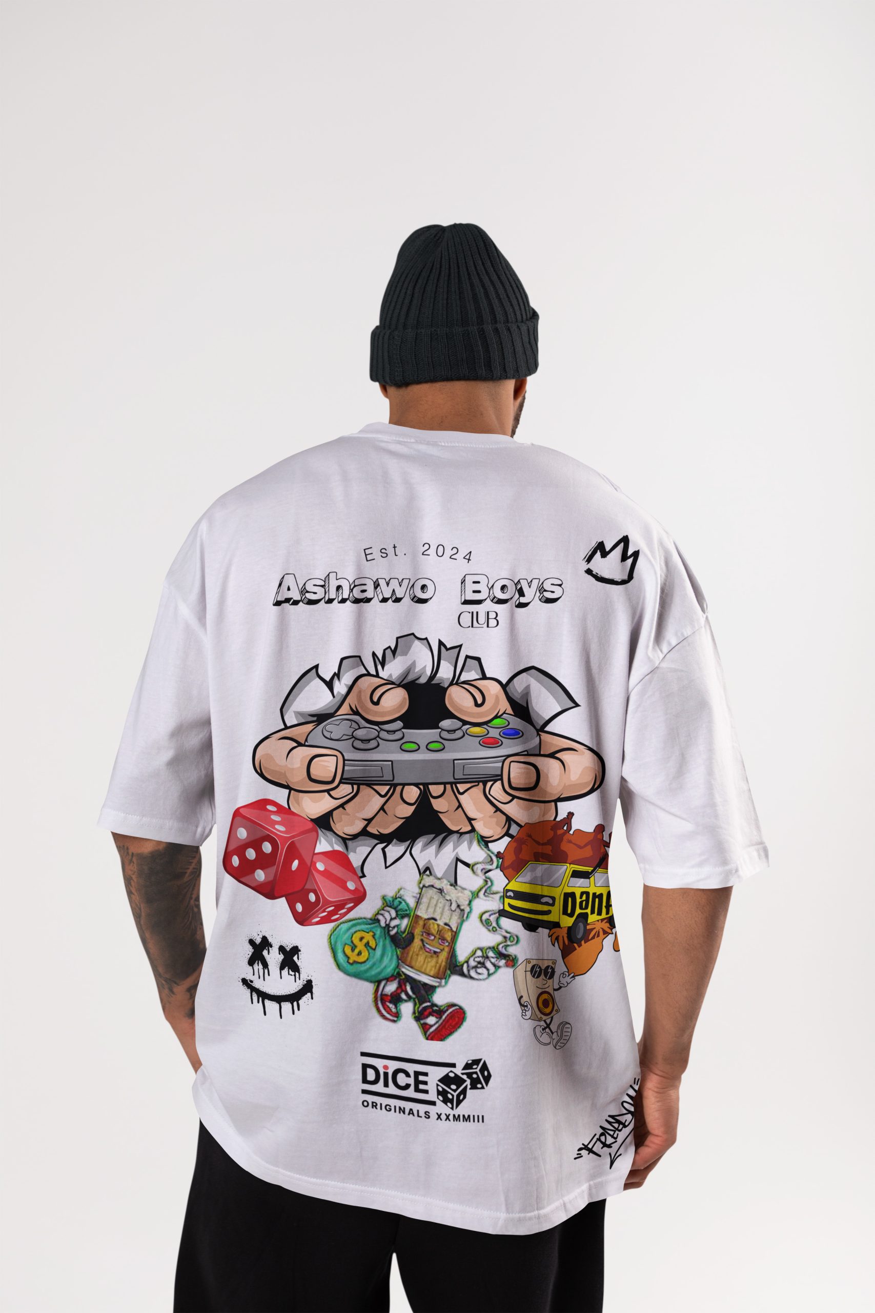 My mockup 38 from Men's Oversize TShirts
