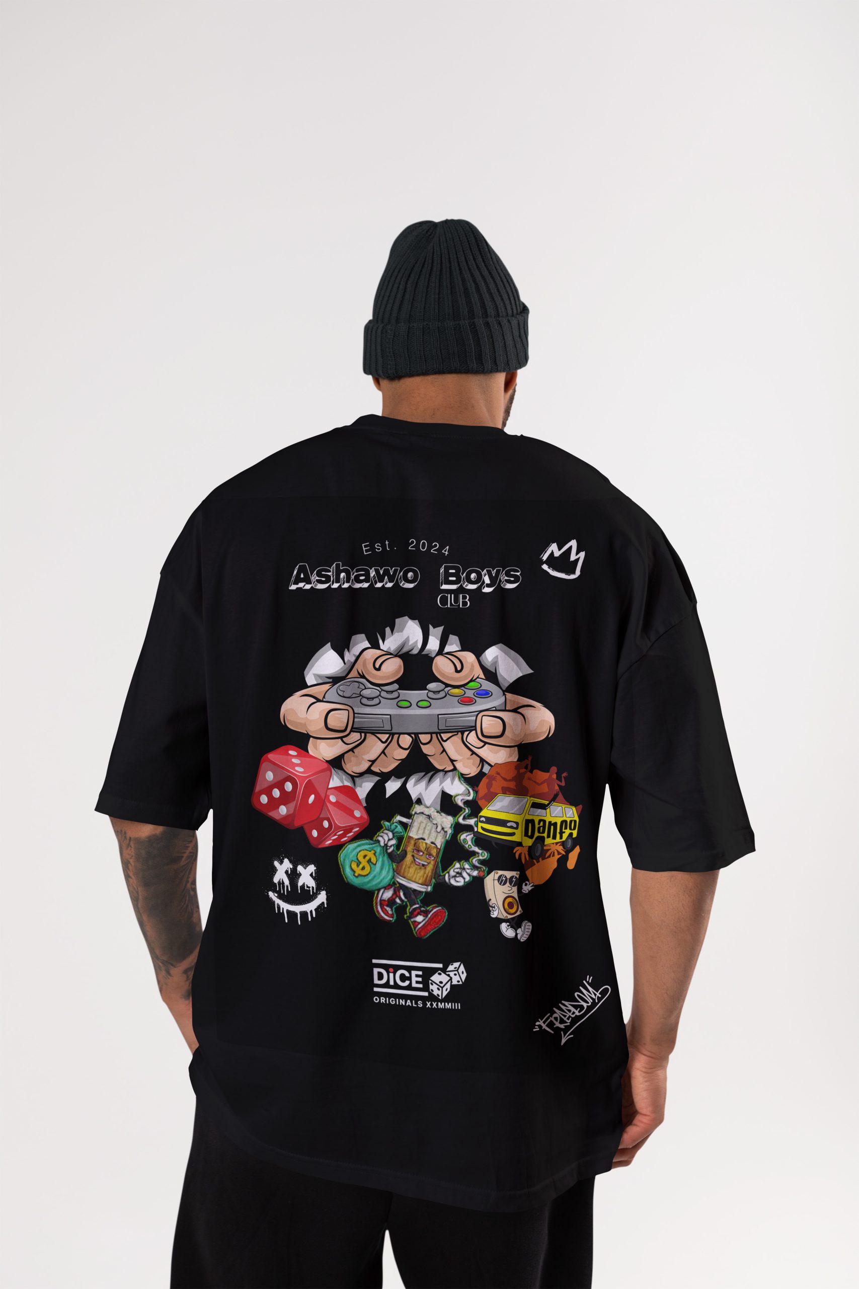 My mockup 39 from Men's Oversize TShirts
